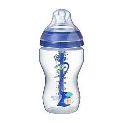 Tommee Tippee μπιμπερό Advanced Anti-Colic 3μ+, 340 ml, μπλε με σχέδιο
