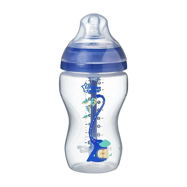 Tommee Tippee μπιμπερό Advanced Anti-Colic 3μ+, 340 ml, μπλε με σχέδιο