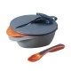 Μπολ Tommee Tippee Food με καπάκι και κουτάλι 6m+ (2 τμχ/συσκευασία)
