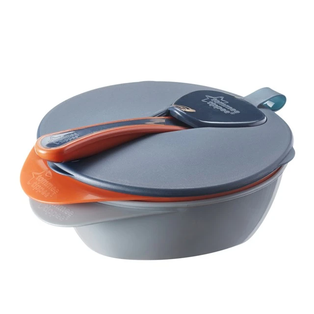 Μπολ Tommee Tippee Food με καπάκι και κουτάλι 6m+ (2 τμχ/συσκευασία)