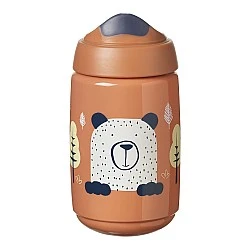SuperStar κύπελλο με σκληρό άκρο 390ml 12m+, BACSHIELD, πορτοκαλί