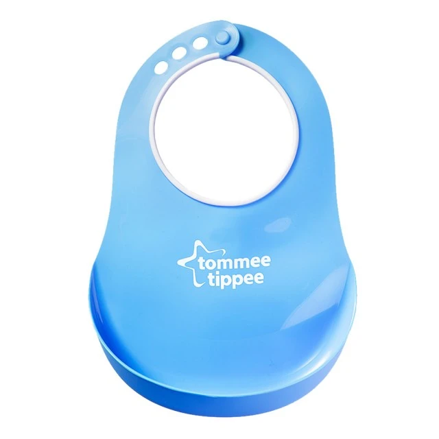 Μαλακή σαλιάρα COMFI BIB 6m+, μπλε