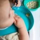 Μαλακή σαλιάρα COMFI BIB 6m+, μπλε