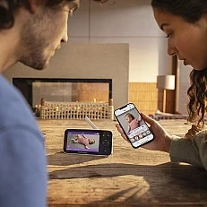 Ψηφιακή βιντεοενδοεπικοινωνία Philips Avent Premium Connected SCD971/26 με τεχνολογία Sense IQ και σύνδεση στο διαδίκτυο