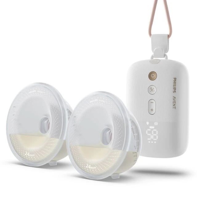 Διπλό ηλεκτρικό θήλαστρο Philips AVENT Hands-free SCF532/11, που χωράει διακριτικά σε σουτιέν και τροφοδοτείται από επαναφορτιζόμενη μπαταρία