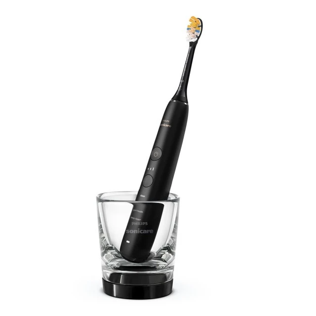 Ηλεκτρική βούρτσα Sonic Philips Sonicare DiamondClean 9000 HX9911/17, με κεφαλή all-in-one A3 Premium, 4 λειτουργίες, 3 εντάσεις, θήκη με φόρτιση USB, Bluetooth