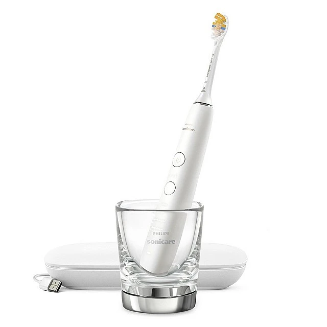 Ηλεκτρική βούρτσα Sonic Philips Sonicare DiamondClean 9000 HX9911/19, με κεφαλή all-in-one A3 Premium, 4 λειτουργίες, 3 εντάσεις, Θήκη φόρτισης USB, Bluetooth