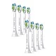 Σετ 8 κεφαλών οδοντόβουρτσας W2 Optimal White HX6068/87 για ηλεκτρικές οδοντόβουρτσες Philips Sonicare, σκληρότητα τριχών: Μέτρια μαλακή