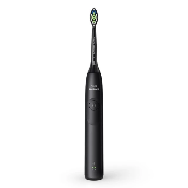 Ασύρματη οδοντόβουρτσα Philips Sonicare HX7101/01 σειράς 5300 με τεχνολογία ήχου επόμενης γενιάς, 1 λειτουργία βουρτσίσματος, 2 εντάσεις, αισθητήρα πίεσης, κεφαλή W2 Optimal White