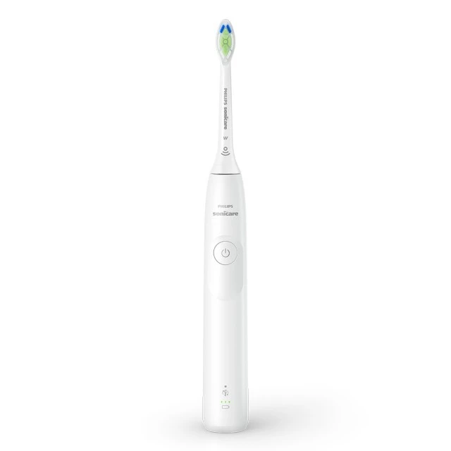 Επαναφορτιζόμενη οδοντόβουρτσα Philips Sonicare HX7108/01 σειρά 5300 με ηχητική τεχνολογία Next-Generation, 1 режим βουρτσίσματος, 2 εντάσεις, αισθητήρας πίεσης, κεφαλή W2 Optimal White