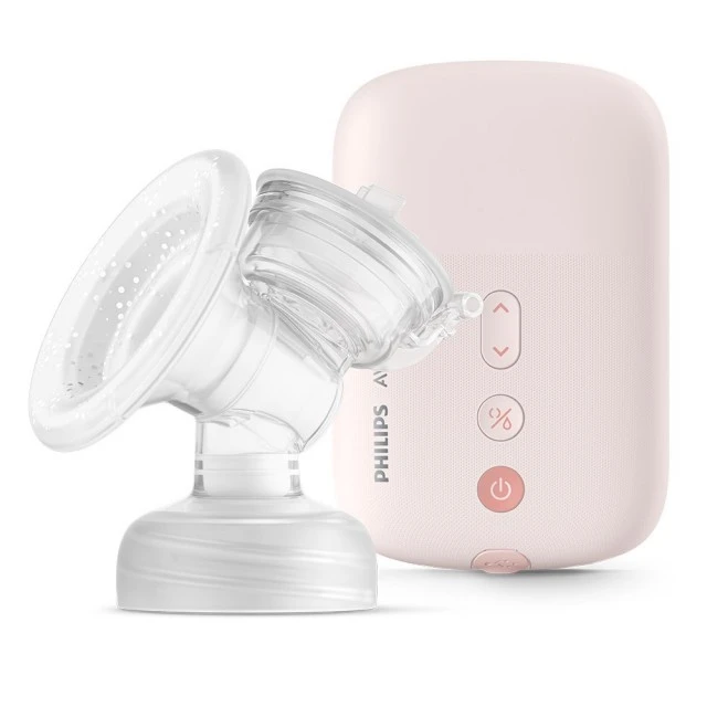 Philips AVENT SCD340/31 Σετ ηλεκτρικό θηλάστро Natural Motion Advanced + 4 μπιμπερό Natural Response, 5 δοχεία VIA, πιπίλα, επιθέματα και βούρτσα καθαρισμού