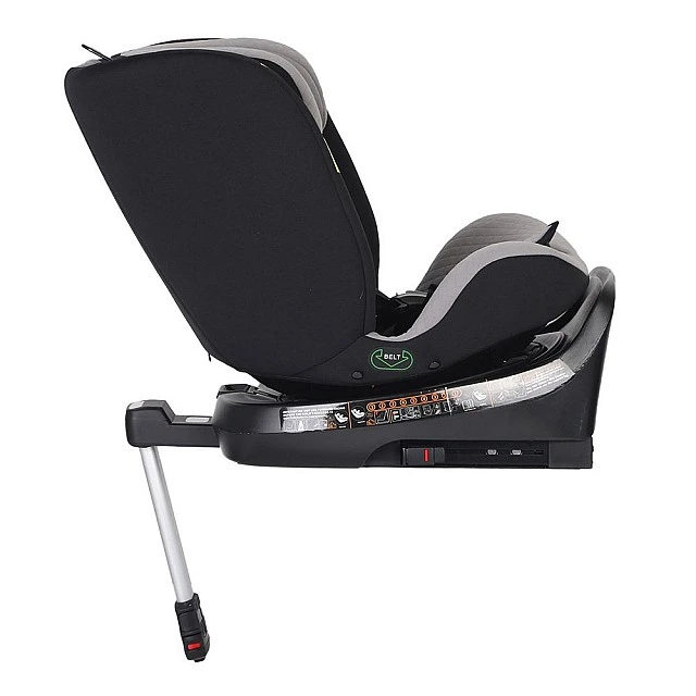 Παιδικό κάθισμα αυτοκινήτου Mountain Buggy Safe Rotate i-Size, με αφαιρούμενο μαξιλαράκι νεογέννητου, επεκτεινόμενη πλάτη, για παιδιά ύψους 40-150 cm, μαύρο-γκρι + βάση IsoFix