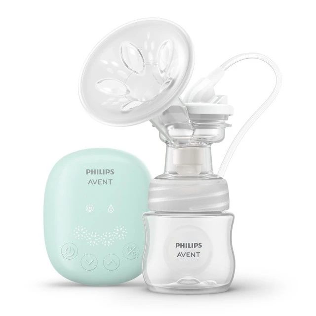 Μονό ηλεκτρικό θήλαστρο Philips AVENT Essential SCF323/11, με μαλακή τσιμούχα σιλικόνης ομοιόμορφου μεγέθους