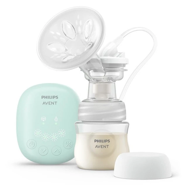Μονό ηλεκτρικό θήλαστρο Philips AVENT Essential SCF323/11, με μαλακή τσιμούχα σιλικόνης ομοιόμορφου μεγέθους
