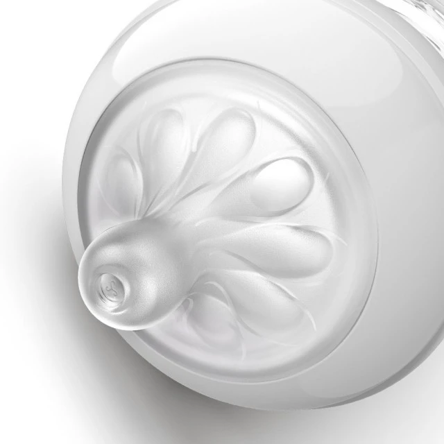 Βρεφικό σετ Philips AVENT SCD837/10 με μπιμπερό Natural Response 125 ml με θηλή χωρίς διαρροές Flow 2, 0m+ και πιπίλα Ultra Air 0-6m