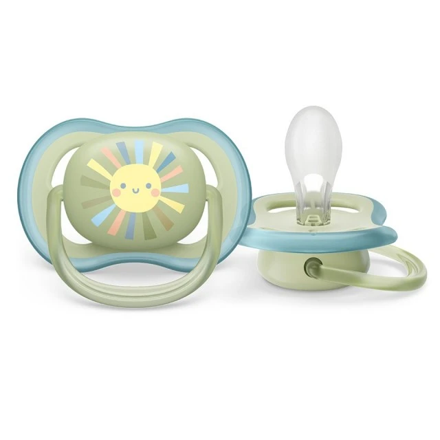 Βρεφικό σετ Philips AVENT SCD837/10 με μπιμπερό Natural Response 125 ml με θηλή χωρίς διαρροές Flow 2, 0m+ και πιπίλα Ultra Air 0-6m
