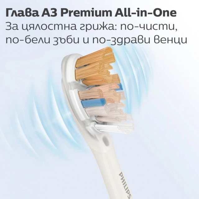 Ανταλλακτικό σετ κεφαλών Philips Sonicare A3 Premium All-in-One HX9094/10 των 4, Λευκό