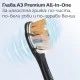 Σετ 4 ανταλλακτικών κεφαλών A3 Premium All-in-One HX9094/11, μαύρο