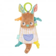Μαλακό λούτρινο πανάκι αγκαλιάς Καγκουρό Playgro Fauna Friends, με κλιπ για κρέμασμα στο καρότσι
