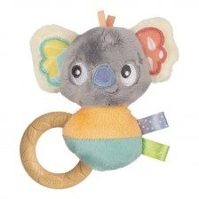 Λούτρινη κουδουνίστρα με μάσημα Koala από τη σειρά Playgro Home Fauna Friends, 0m+
