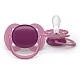 Σετ 2 ορθοδοντικών πιπίλων σιλικόνης Philips AVENT Ultra Soft SCF093/03, σε κουτί αποστείρωσης, φυτικής προέλευσης