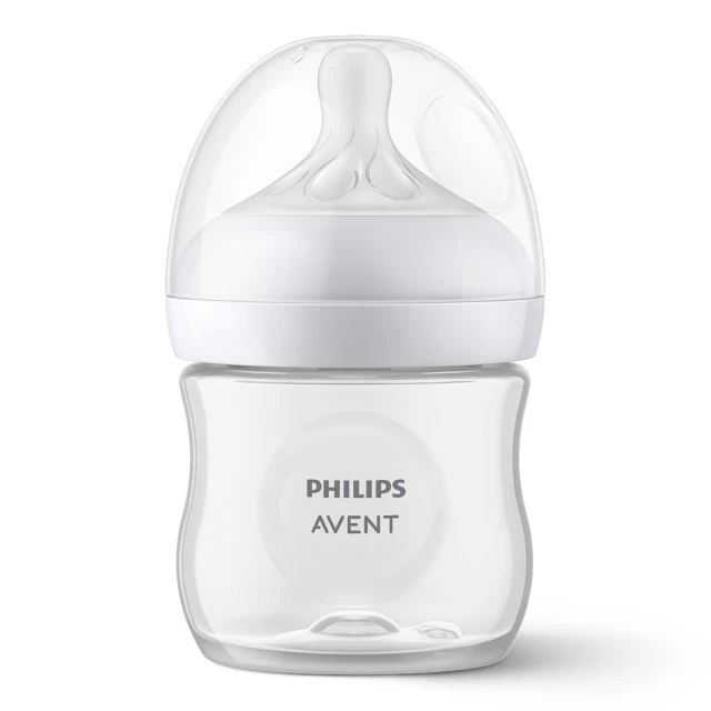 Σετ από ηλεκτρικό θήλαστρο Philips AVENT Essential, 1 μπιμπερό Natural Response 125 ml, 5 φακελάκια μητρικού γάλακτος και 4 επιθέματα