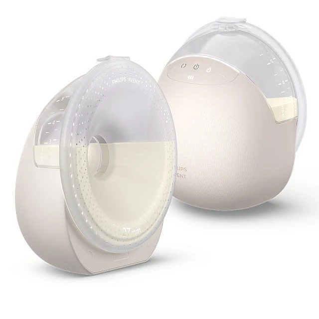 Ασύρματο διπλό θήλαστρο Natural Care SCF495/11 με δυνατότητα hands-free, χωράει διακριτικά σε σουτιέν, με ενσωματωμένο κινητήρα που τροφοδοτείται από μπαταρία