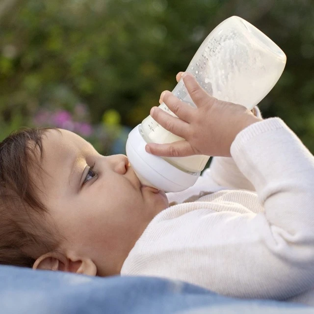 Μπουκάλι τροφοδοσίας Natural Response 330 ml με θηλή χωρίς διαρροή Natural Response Flow 4, 3m+, Philips AVENT SCY906/02