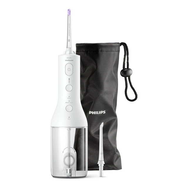 Οδοντιατρικό ντους Philips Sonicare Cordless Power Flosser 3000 HX3826/31, με 2 ακροφύσια και θήκη αποθήκευσης