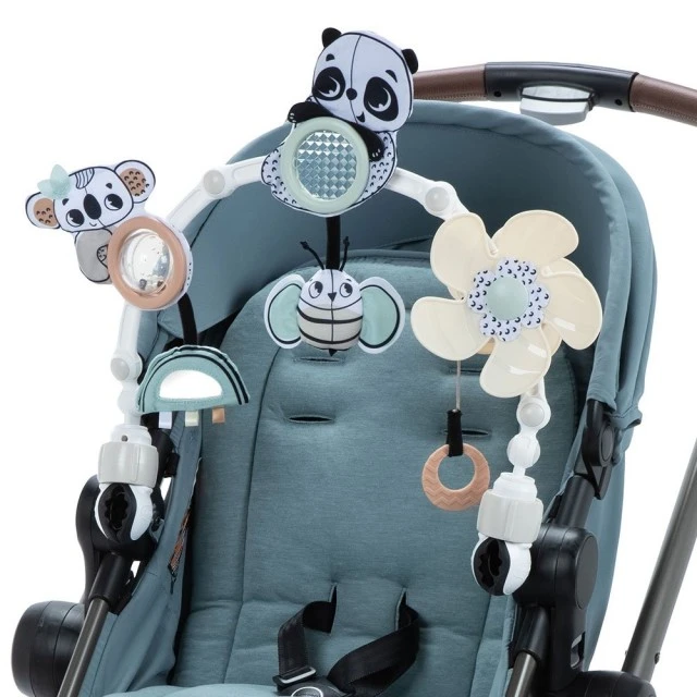 Αψίδα παιχνιδιού για καρότσι ή κάθισμα αυτοκινήτου Tiny Love από τη σειρά Black&White Décor, 0m+
