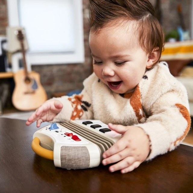 Ηλεκτρονικό μουσικό παιχνίδι ακορντεόν Tiny Rockers, 8 ροκ εν ρολ μελωδίες, καινοτόχες χορδές και συρόμενα, 12μ+