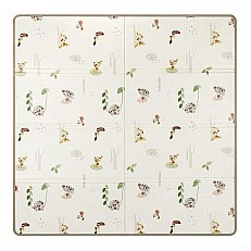 Πτυσσόμενο χαλάκι παιχνιδιού Tiny Love Boho Chic XL, μέγεθος 150x150 cm, πάχος 1 cm, σχεδιασμός διπλής όψης, αδιάβροχη επιφάνεια, συμπαγές πτυσσόμενο