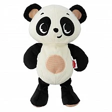 Λούτρινο Πάντα Αγκαλιάς Tiny Love Snuggly Buddy από τη σειρά Black&amp;White Décor, με 5 χαλαρωτικούς ήχους και εφέ "Breathing", με 3 λειτουργίες φωτισμού.