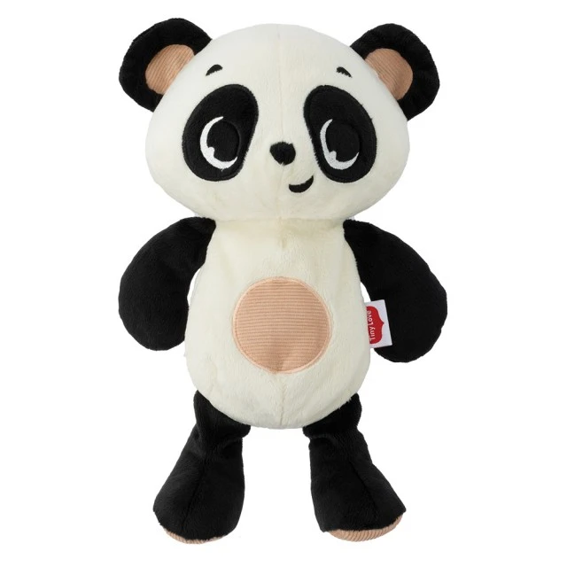 Λούτρινο Πάντα Αγκαλιάς Tiny Love Snuggly Buddy από τη σειρά Black&amp;White Décor, με 5 χαλαρωτικούς ήχους και εφέ "Breathing", με 3 λειτουργίες φωτισμού.