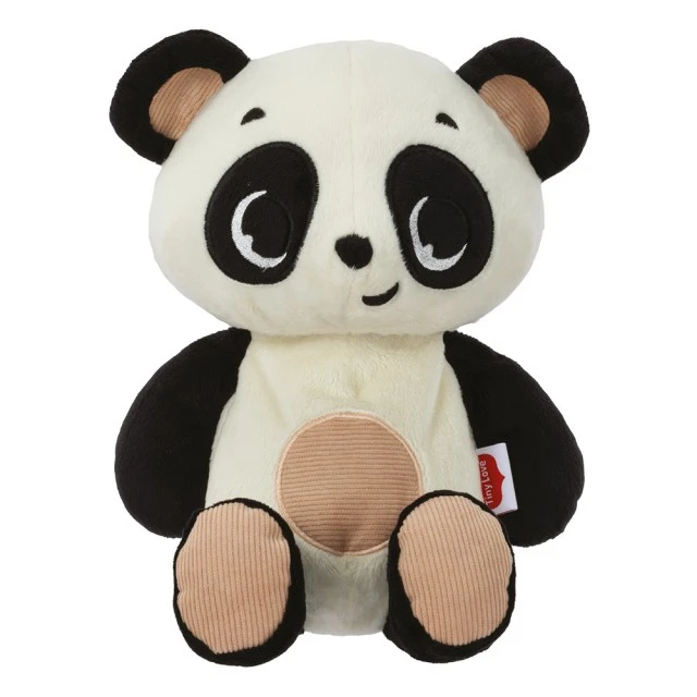 Λούτρινο Πάντα Αγκαλιάς Tiny Love Snuggly Buddy από τη σειρά Black&amp;White Décor, με 5 χαλαρωτικούς ήχους και εφέ "Breathing", με 3 λειτουργίες φωτισμού.
