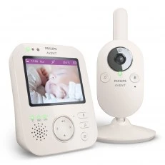 Ψηφιακή βιντεοενδοεπικοινωνία Philips AVENT Premium SCD891/26 με έγχρωμη οθόνη 3.5", νυχτερινή όραση, διπλή ομιλία και θερμόμετρο