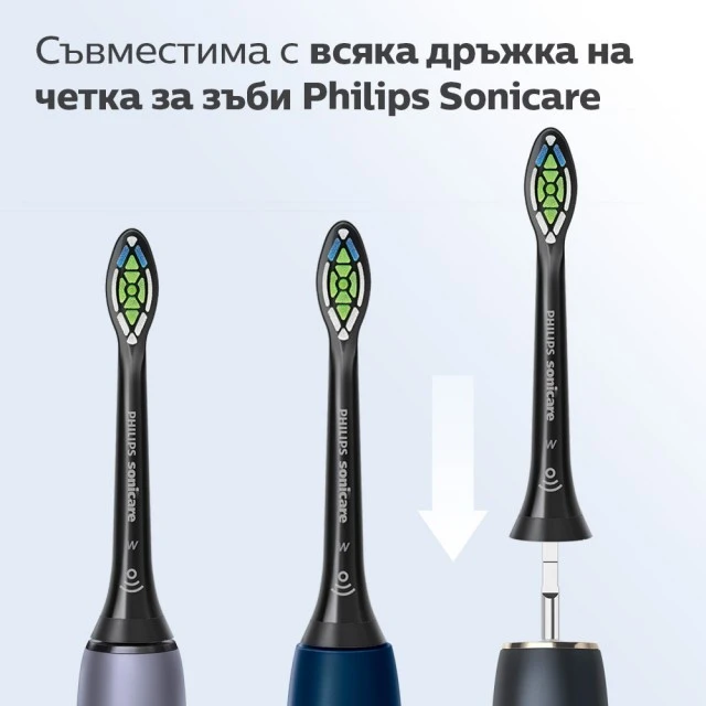 Σετ 4 κεφαλών οδοντόβουρτσας W2 Optimal White HX6064/88 για ηλεκτρικές οδοντόβουρτσες Philips Sonicare, σκληρότητα τριχών: Μέτρια μαλακή