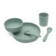 Σετ τραπεζαρίας Platinum Silicone Sage 5 τεμαχίων