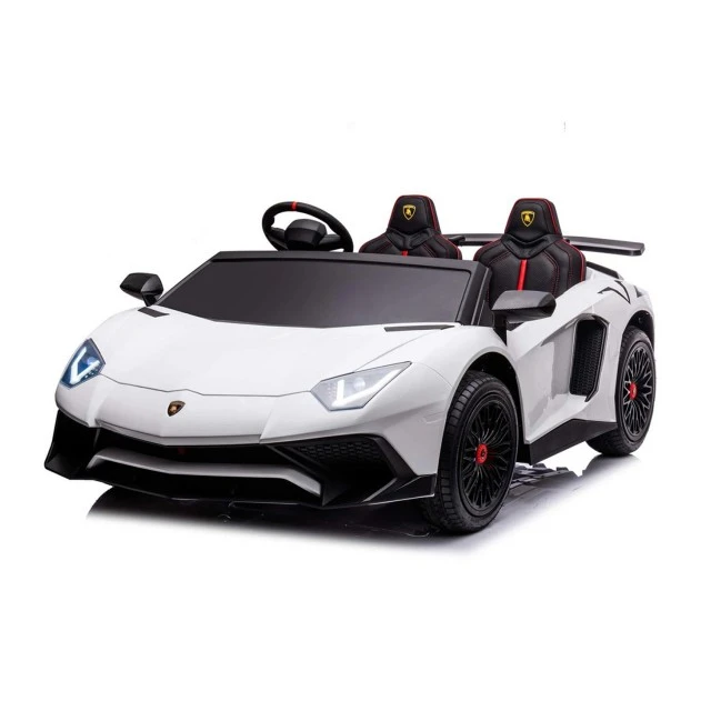 Αυτοκίνητο με μπαταρία με άδεια χρήσης Lamborghini Aventador SVJ White