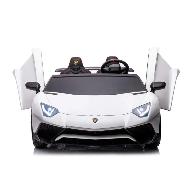 Αυτοκίνητο με μπαταρία με άδεια χρήσης Lamborghini Aventador SVJ White