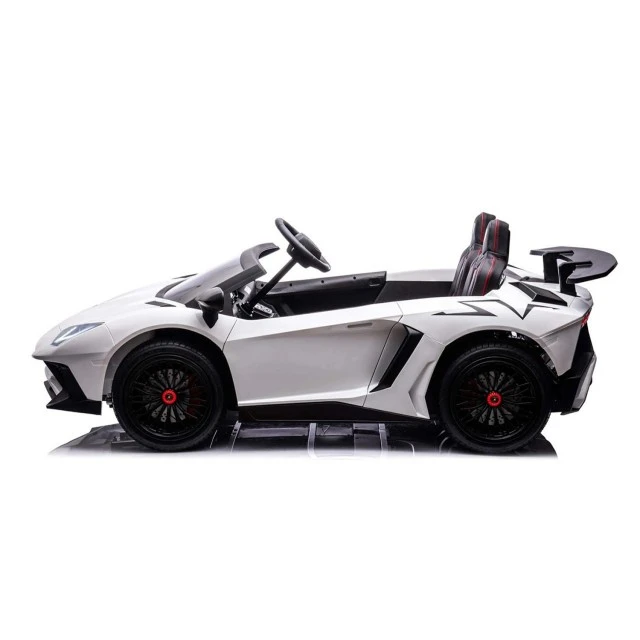 Αυτοκίνητο με μπαταρία με άδεια χρήσης Lamborghini Aventador SVJ White