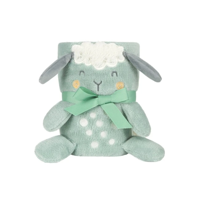 Κουβέρτα μωρού με τρισδιάστατο κέντημα Sleepy Sheep