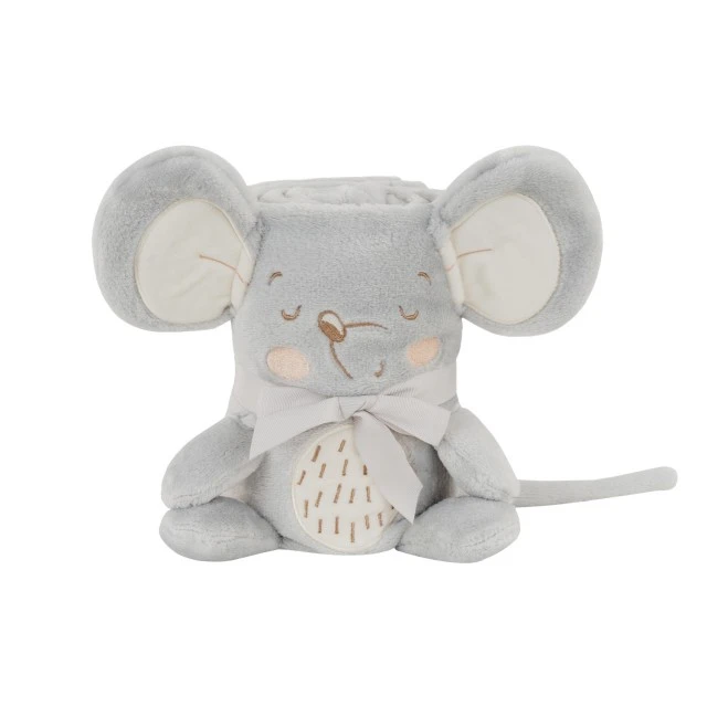 Joyful Mice 3D κεντημένη κουβέρτα μωρού
