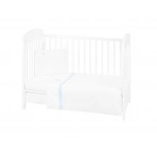 Βρεφικό σετ κρεβατιού με κέντημα 3 τεμαχίων EU Style 70/140 Dream Big Blue