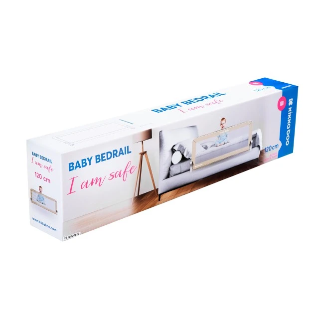 Προστατευτικό κάγκελο κρεβατιού I am safe 120 cm Beige