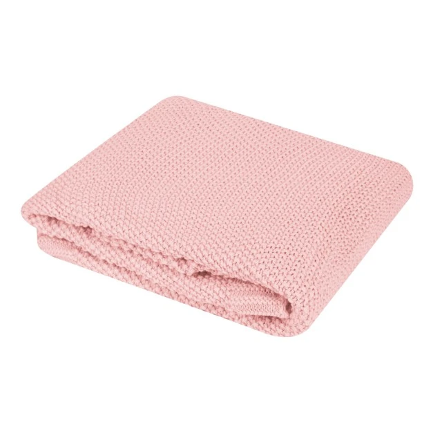 Βαμβακερή πλεκτή κουβέρτα Dream Big Pink