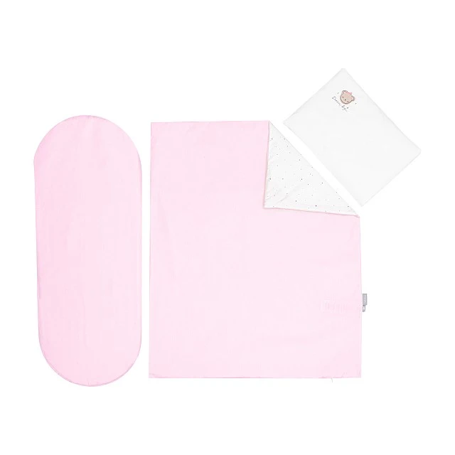 Σετ ύπνου με παιδικό καρότσι Dream Big Pink 6 τεμαχίων