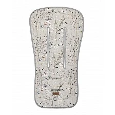 Αντιιδρωτική επένδυση καροτσιού Dreamy Fields Grey