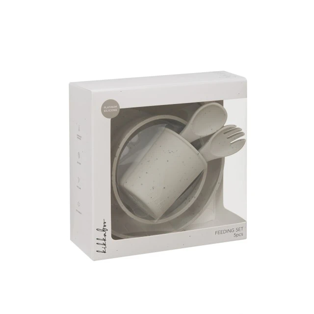 Σετ τραπεζαρίας 5 τεμαχίων Platinum Silicone Sand