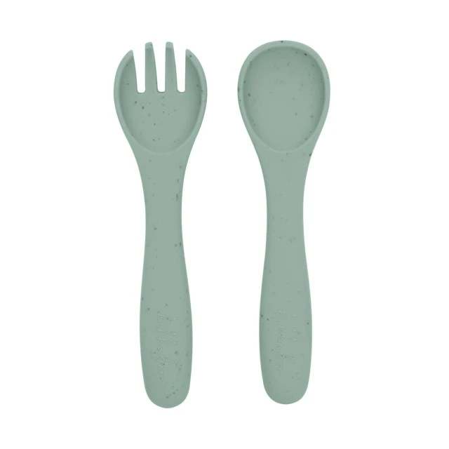 Σετ τραπεζαρίας Platinum Silicone Sage 5 τεμαχίων